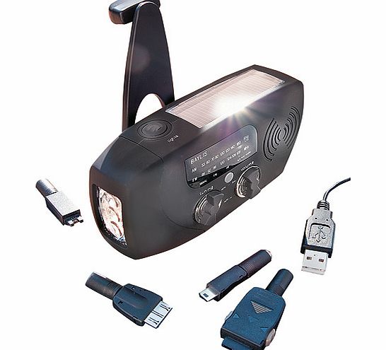 Wind Up/Solar Torch Radio