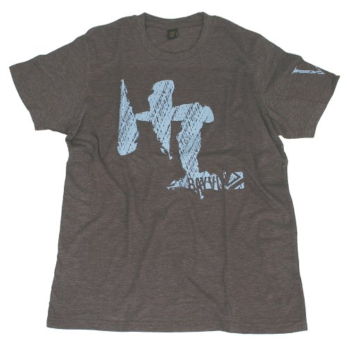 Mens BayVI Hi Brush Tee Charcoal