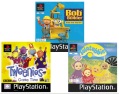 bob the builder tweenies & teletubbies PS1