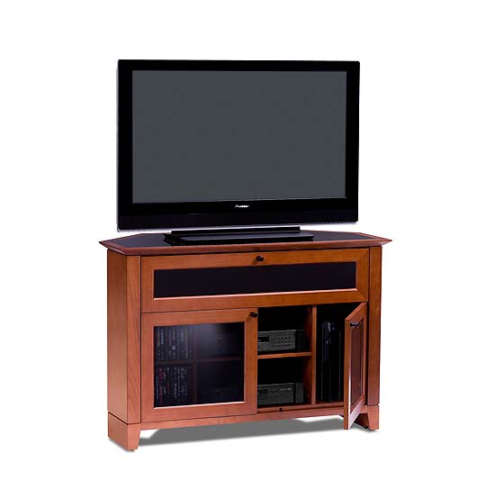 Novia 8421 Natural Cherry Corner TV Cabinet