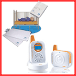 Babycall HD Digital Audio Monitor - Orange + Babysense II Movement Monitor