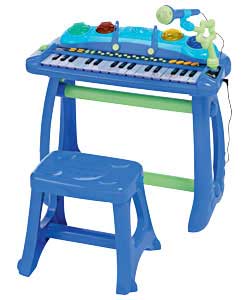 Sing Along Keyboard and Stool - Pink