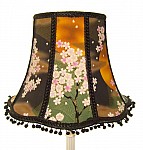 Bespoke Oriental Table Lampshades Black