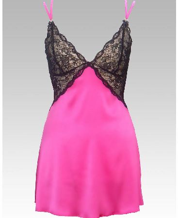 Allure Silk and Lace Nightwear Chemise btf671