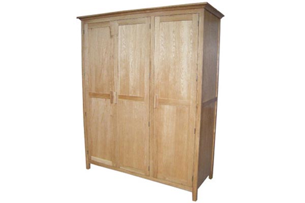 Kendall Oak 3 Door Wardrobe