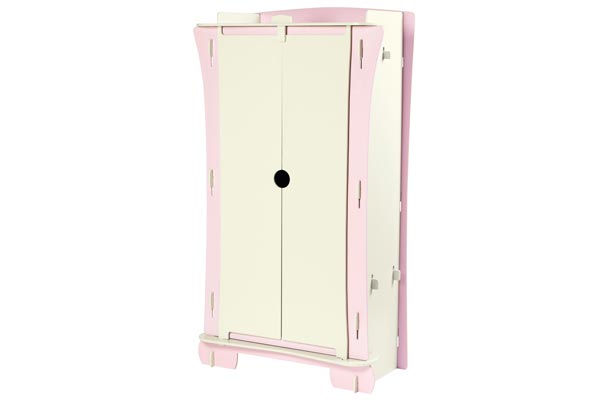 Kinder Pink Wardrobe