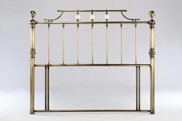 Melrose Antique Brass Headboard Double 135cm