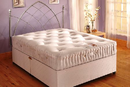 Stress-Free Divan Bed (Hand Tufted) Super