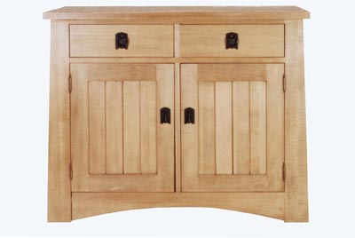 BEECH SIDEBOARD 3FT 6IN ARTS SIDEBOARD