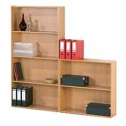 beech Triple Shelf High Bookcase Size (WxDxH):