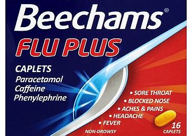 Flu-Plus Caplets - 16 Caplets 10006579