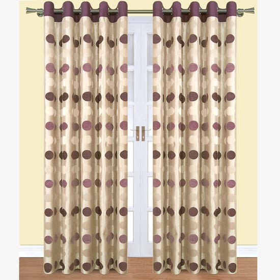 Belfield Furnishings Polka Curtains Heather