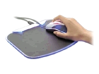 USB 2.0 Lighted Mouse Pad and 4-Port Hub - hub - 4 po