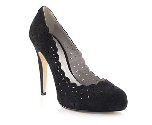 Suede Court Shoe