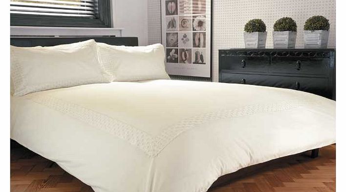 Ashoka Ivory Duvet Cover Set - Superking