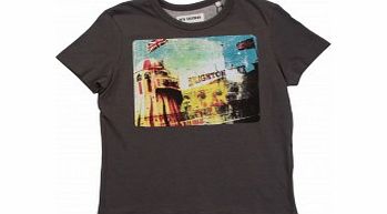 Boys Grey Brighton T-Shirt L17/D7