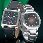 Mens Brown Sunray Dial Bracelet Watch