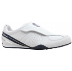 Mens Typhoon Velcro Trainer White/Navy/Red