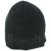 BENCH BLACK EMBOSSED BEANIE