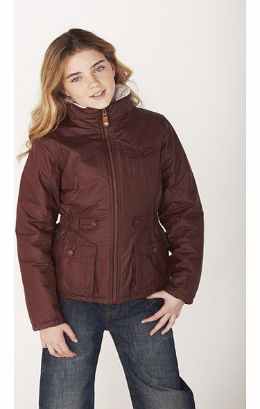 Girls Waxed Jacket