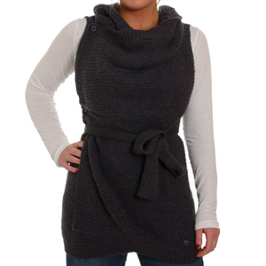 Bench Ladies Cabin Wrap cardigan - Charcoal