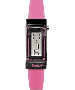 Bench Ladies Digital Florescent Pink Slim Rubber