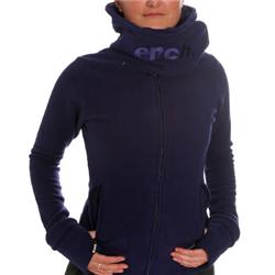 Ladies Funnel Neck Fleece Jacket - Blue