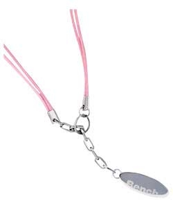 Ladies Pink Rope Necklet