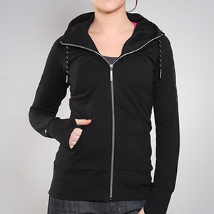 Trail Zip Hoody - Black