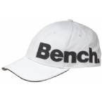 Mens Crowded Cotton Applique Baseball Cap White