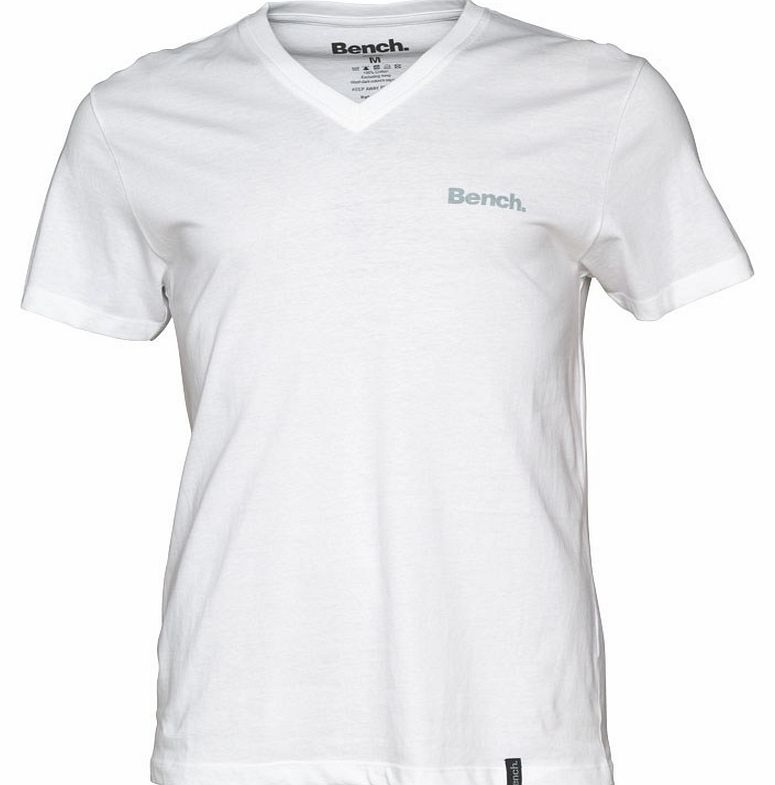 Mens V-Neck T-Shirt White