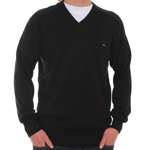 Off V neck jumper - Black