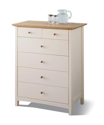 Alaska 4+2 Drawer Chest Small Single (2