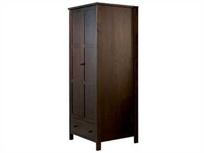 Atlantis Dark Double Wardrobe Small Single