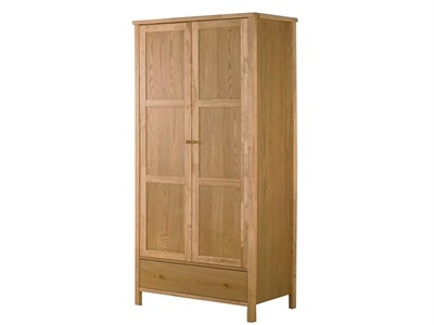 Atlantis Natural Double Wardrobe Small Single