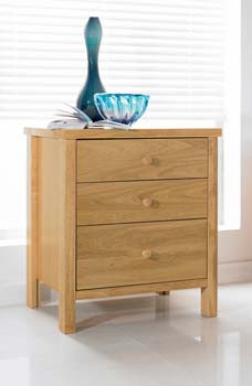 Atlantis Pale Oak Bedside Table