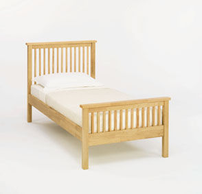 Atlantis 3ft Single Light Wooden Bedstead