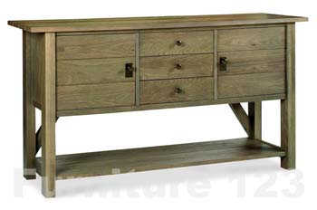 Callista Smoky Oak Large Sideboard