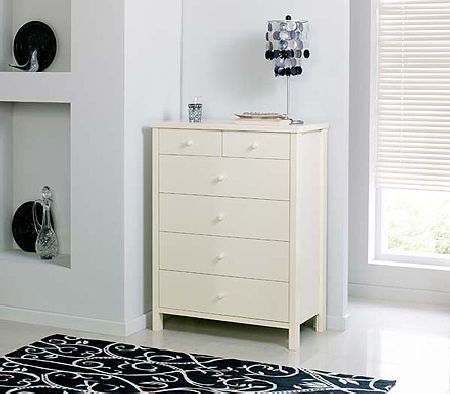 Clearance - Atlantis Pearl Oak 4+2 Drawer Chest