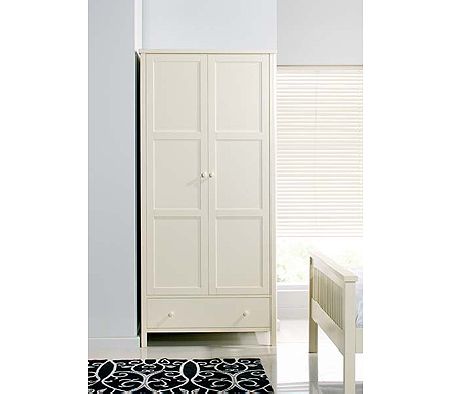 Clearance - Atlantis Pearl Oak Two Door Wardrobe