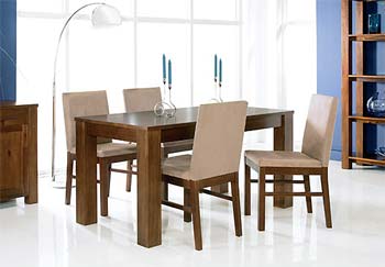 Cuba Acacia Extending Dining Set with