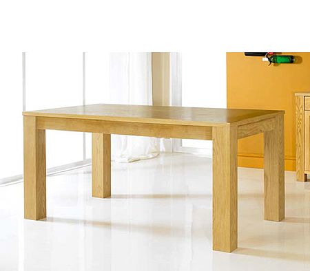 Cuba Oak Rectangular Dining Table