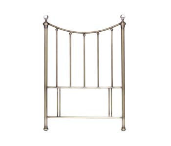 Hana Single Headboard in Antique Brass - WHILE