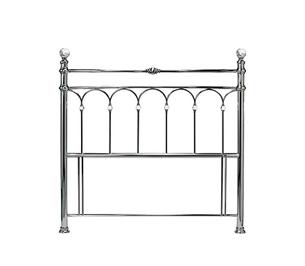 Krystal Headboard in Antique Nickel