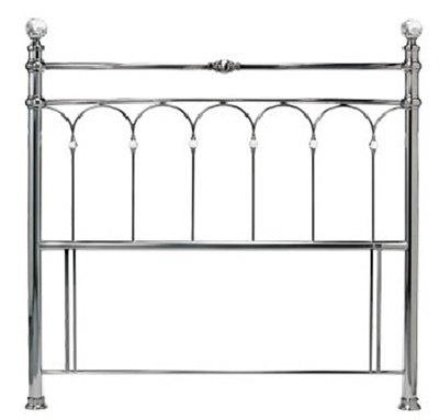 Krystal Nickel Kingsize (5) Headboard Only