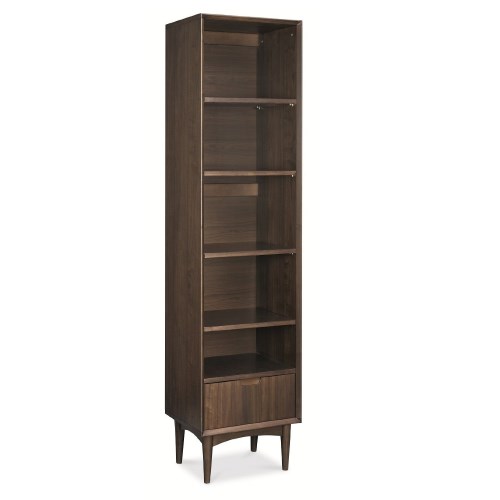 Bentley Designs Oslo Walnut Narrow Bookcase