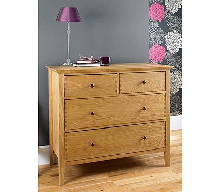 Stafford Oak 2+2 Drawer Chest