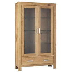 Lyon Oak Double Display Unit