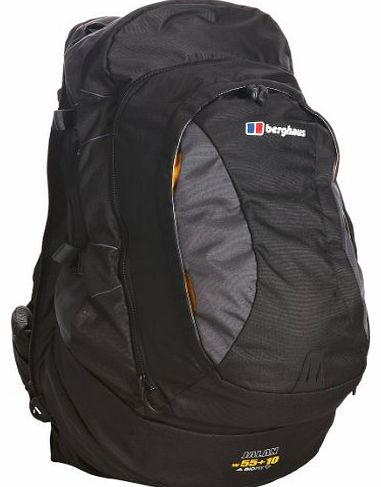 Jalan 55+10 Womens Backpack - Black/Thunder, 65 lt