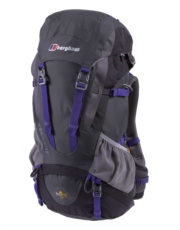 Womens Verden 60 Plus 10 Rucksack - Coal and Jet